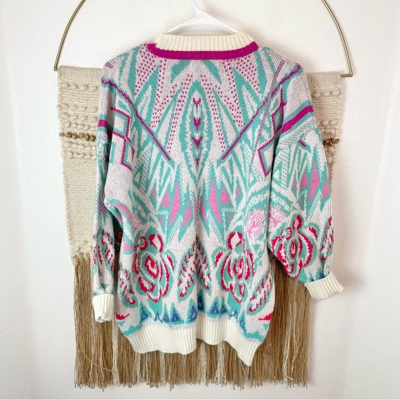 Snapdragon Vintage Inspired Geometric Sweater XL - Picture 4 of 4